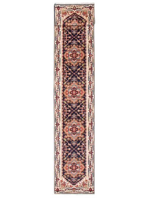 Indian Serapi Heritage 2'6" x 19'10" Hand-knotted Wool Rug 