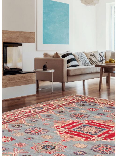Afghan Finest Ghazni 8'6" x 11'10" Hand-knotted Wool Rug 