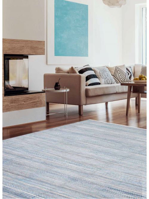 Indian Silk Shadow 10'1" x 14'1" Hand-knotted Viscose & Wool Rug 