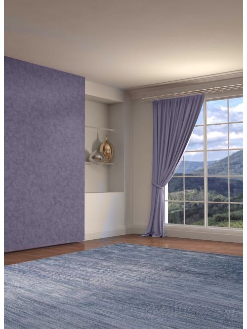 Indian Silk Shadow 7'10" x 9'6" Hand-knotted Viscose & Wool Rug 
