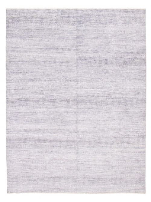 Indian Silk Shadow 8'9" x 11'9" Hand-knotted Viscose & Wool Rug 