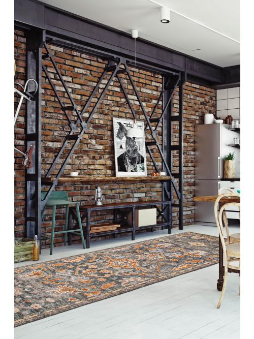 Indian Jules Serapi 2'6" x 7'10" Hand-knotted Wool Rug 