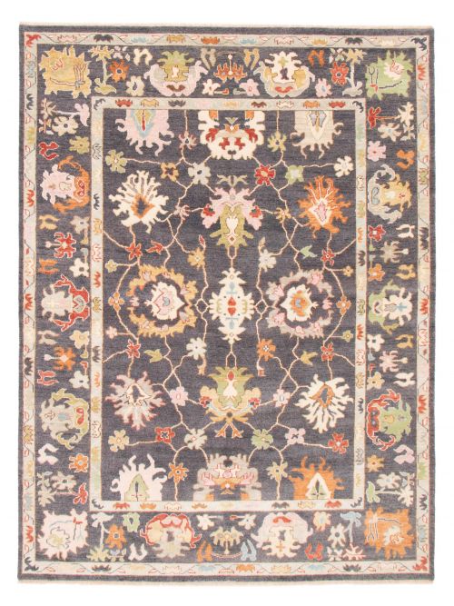 Indian Modern Oushak 9'0" x 12'0" Hand-knotted Wool Rug 