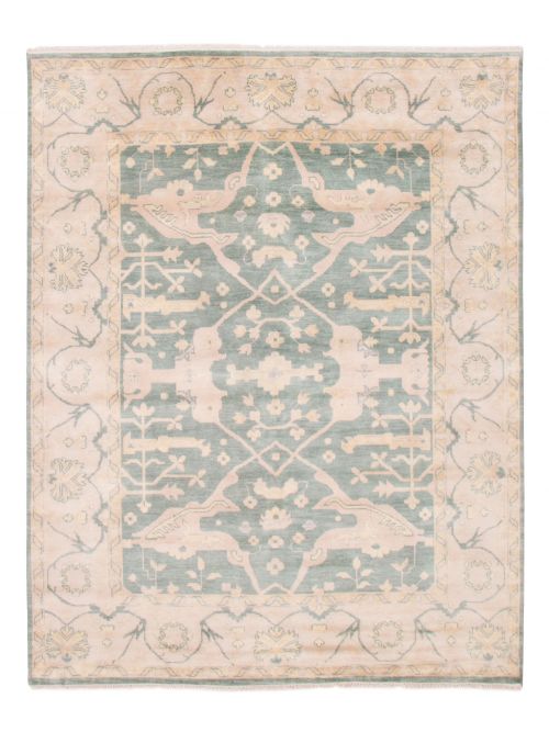 Indian Royal Oushak 8'1" x 10'0" Hand-knotted Wool Rug 