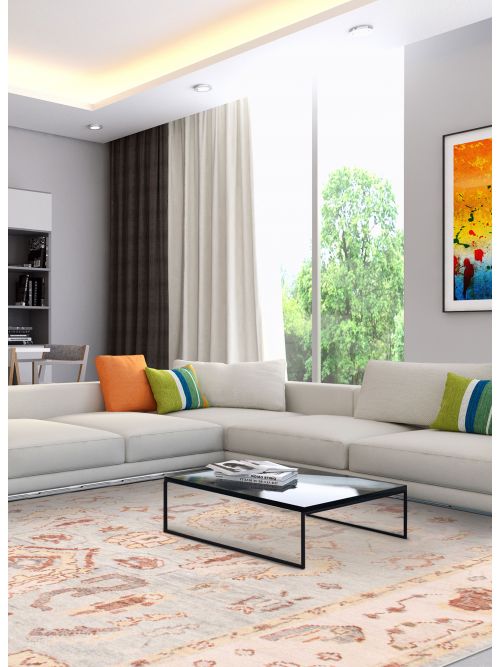 Indian Jules Serapi 8'11" x 12'0" Hand-knotted Wool Rug 