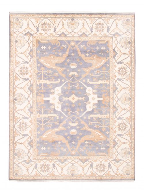 Indian Royal Oushak 8'11" x 11'10" Hand-knotted Wool Rug 