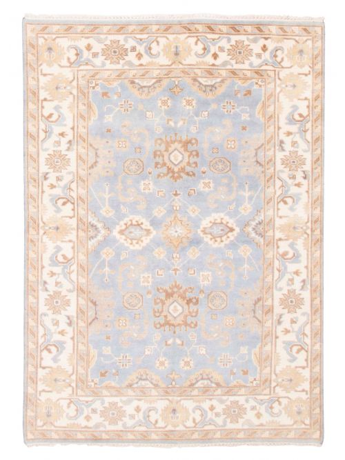 Indian Royal Oushak 6'2" x 8'10" Hand-knotted Wool Rug 