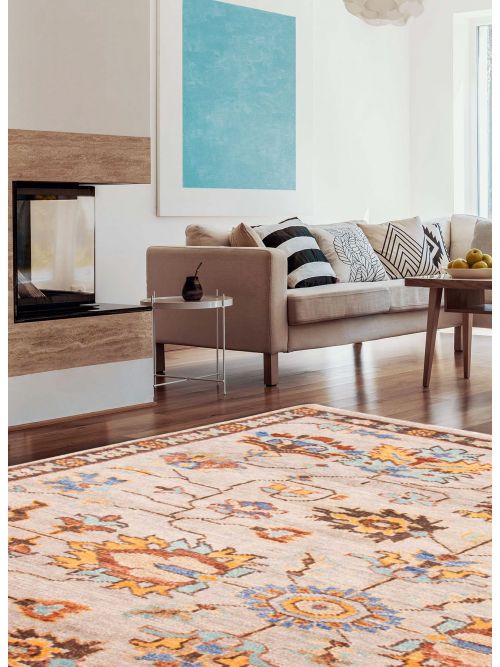Indian Jules Serapi 8'3" x 9'11" Hand-knotted Wool Rug 
