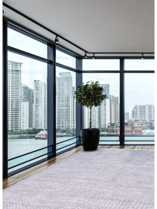 Indian Silk Shadow 8'10" x 11'7" Hand-knotted Viscose & Wool Rug 