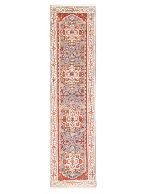 Indian Serapi Heritage 2'6" x 10'2" Hand-knotted Wool Rug 