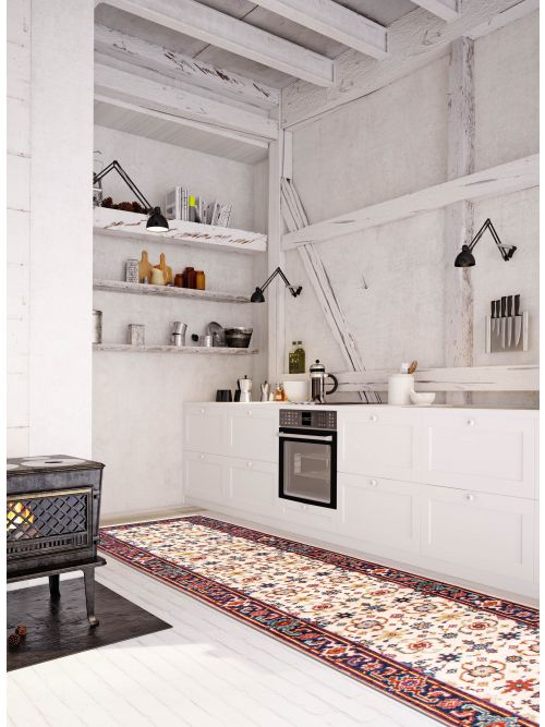 Indian Serapi Heritage 2'7" x 11'11" Hand-knotted Wool Rug 