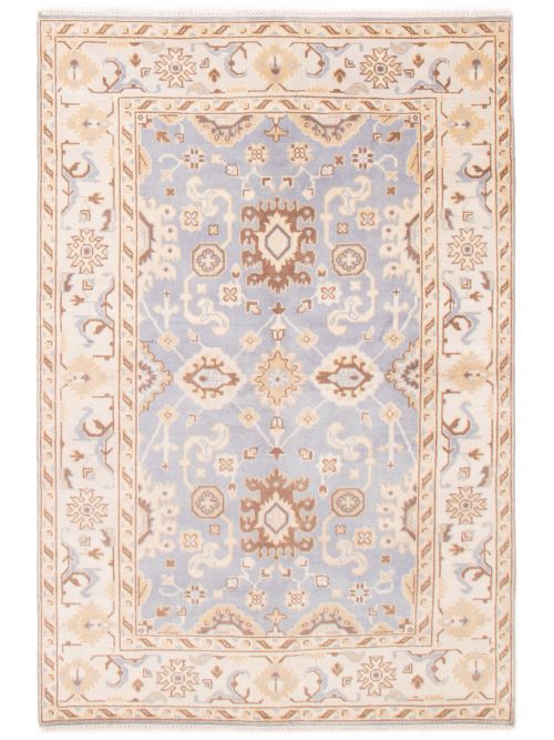 Indian Royal Oushak 6'0" x 8'11" Hand-knotted Wool Rug 