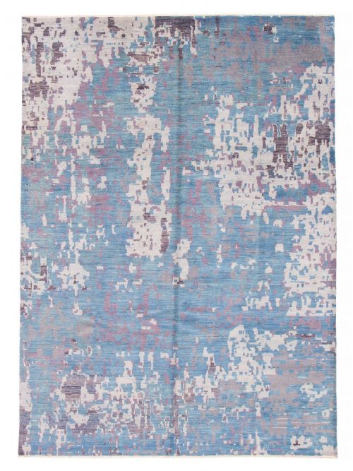 Indian Mystique 9'0" x 12'1" Hand-knotted Wool Rug 
