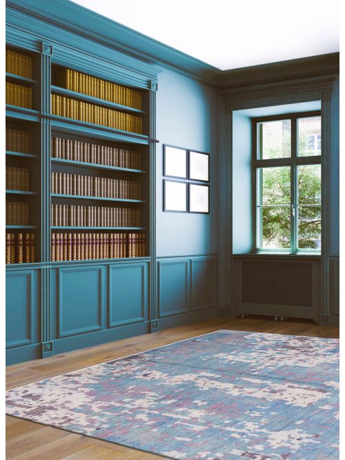 Indian Mystique 9'0" x 12'1" Hand-knotted Wool Rug 