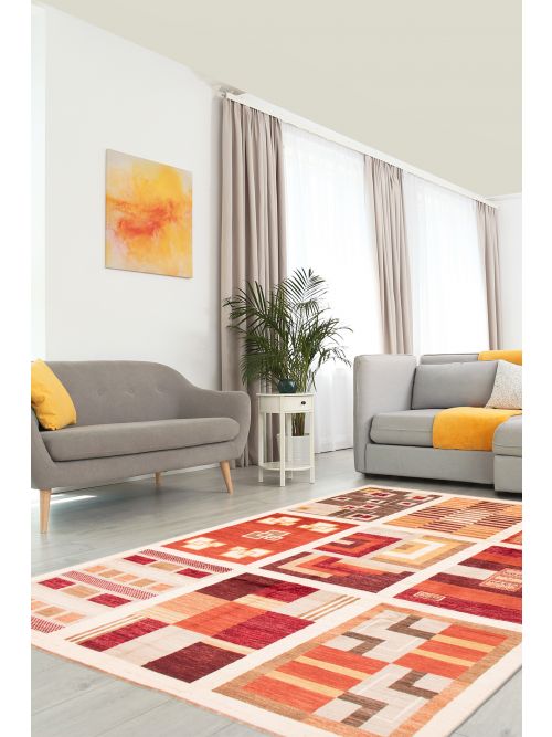 Pakistani Finest Peshawar Ziegler 6'8" x 9'9" Hand-knotted Wool Rug 