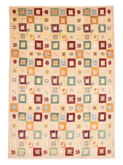 Pakistani Finest Peshawar Ziegler 9'0" x 12'9" Hand-knotted Wool Rug 