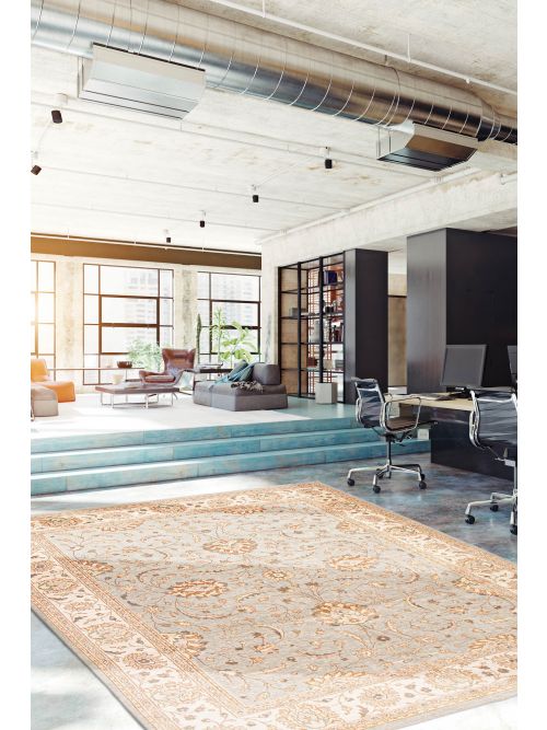 Pakistani Peshawar Oushak 8'10" x 12'1" Hand-knotted Wool Rug 