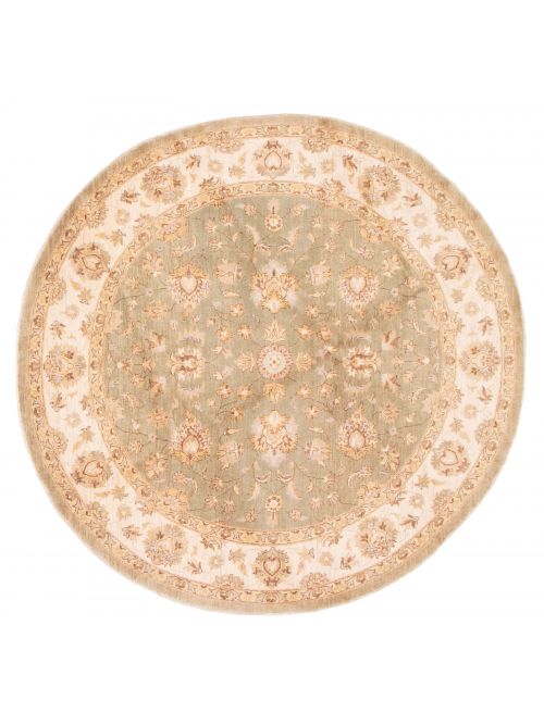 Pakistani Peshawar Oushak 9'0" x 9'0" Hand-knotted Wool Rug 