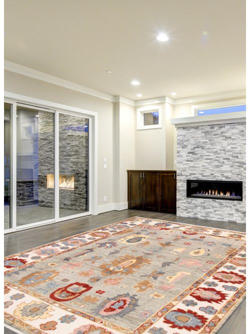 Indian Jules Serapi 9'2" x 11'10" Hand-knotted Wool Rug 