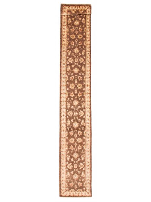 Afghan Chobi Finest 2'3" x 16'2" Hand-knotted Wool Rug 