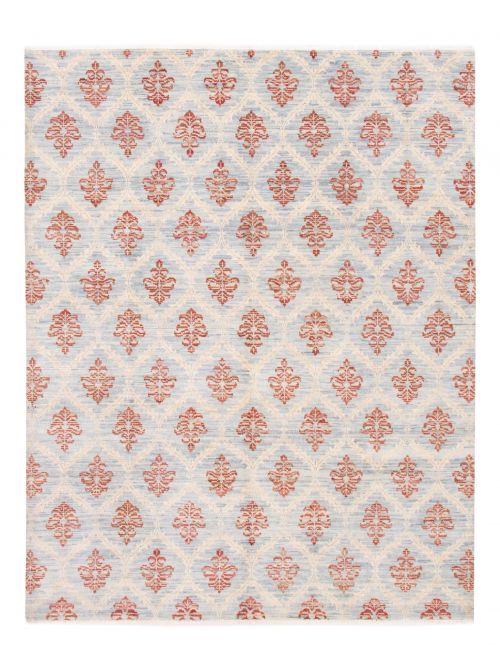 Indian Mystique 8'2" x 10'3" Hand-knotted Wool Rug 