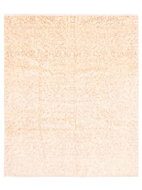 Pakistani Finest Peshawar Ziegler 8'3" x 9'9" Hand-knotted Wool Rug 