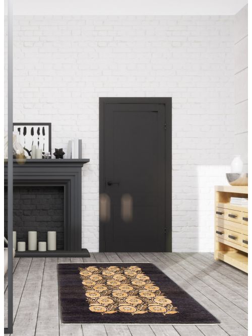 Pakistani Finest Peshawar Ziegler 3'11" x 6'1" Hand-knotted Wool Rug 