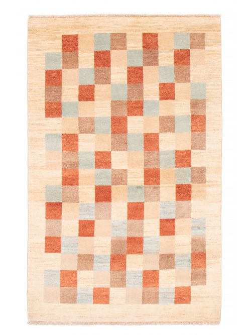 Pakistani Finest Peshawar Ziegler 4'0" x 6'3" Hand-knotted Wool Rug 