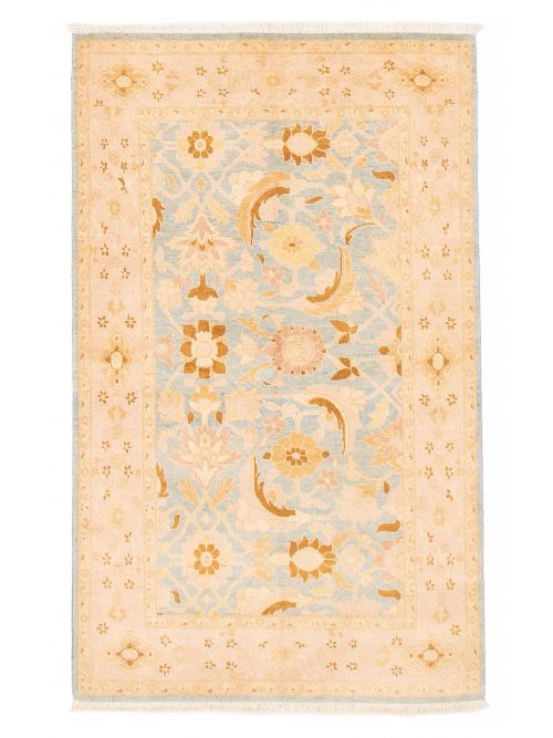 Pakistani Peshawar Oushak 5'2" x 8'0" Hand-knotted Wool Rug 
