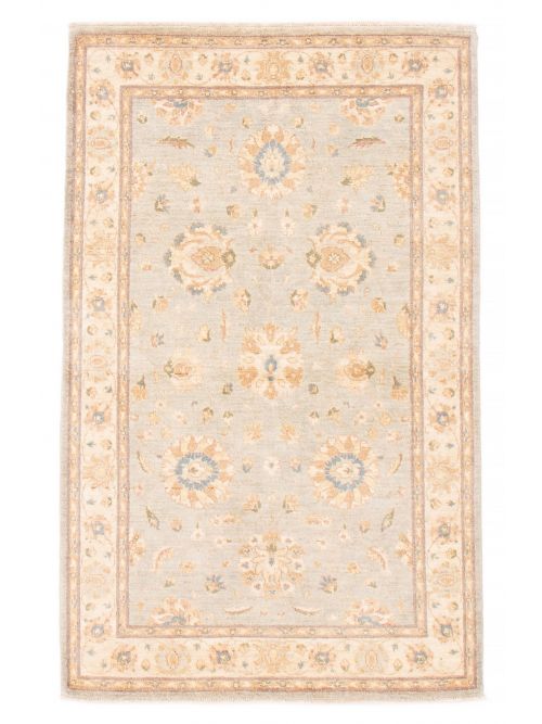 Pakistani Peshawar Oushak 4'0" x 6'2" Hand-knotted Wool Rug 