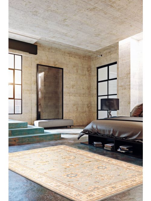 Pakistani Peshawar Oushak 4'0" x 6'2" Hand-knotted Wool Rug 