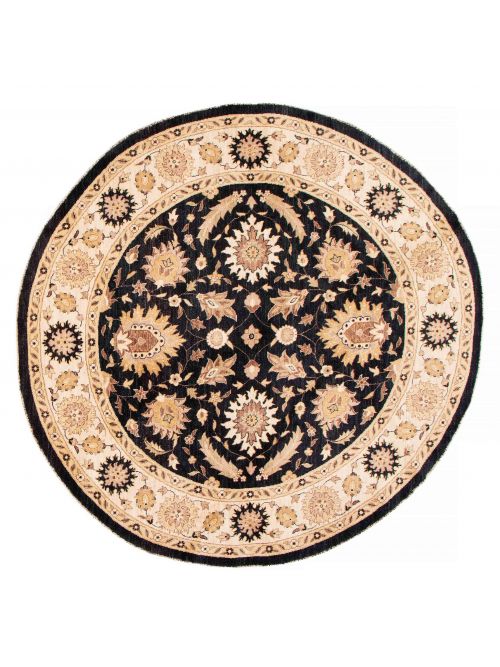 Pakistani Peshawar Oushak 9'1" x 9'1" Hand-knotted Wool Rug 