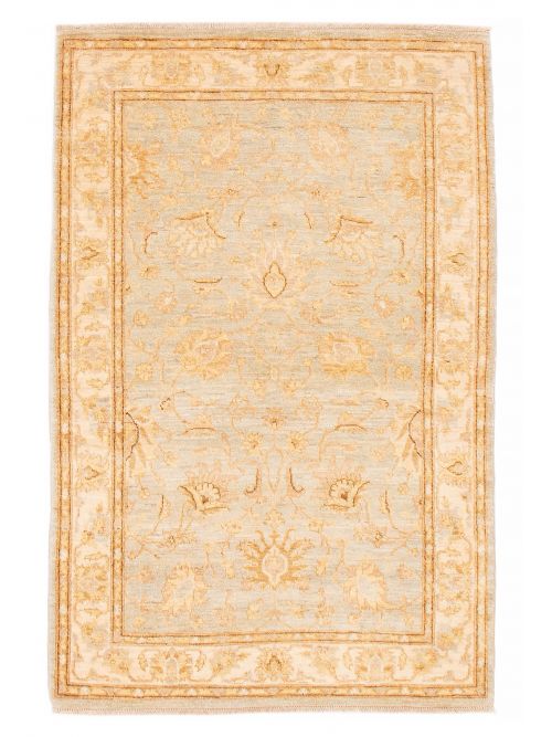 Pakistani Peshawar Oushak 4'1" x 6'1" Hand-knotted Wool Rug 