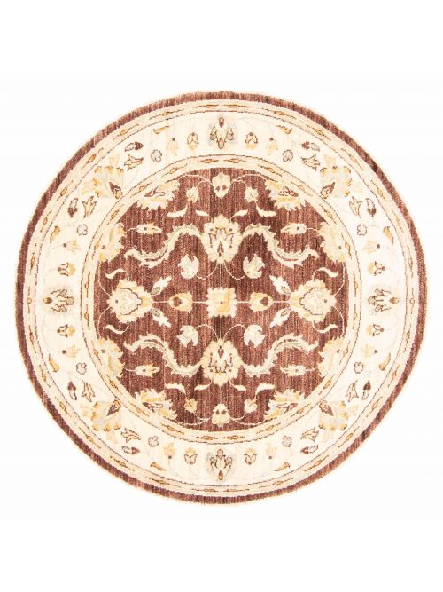 Afghan Chobi Finest 4'1" x 4'2" Hand-knotted Wool Rug 