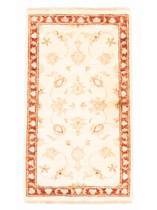 Pakistani Peshawar Oushak 2'1" x 3'7" Hand-knotted Wool Rug 