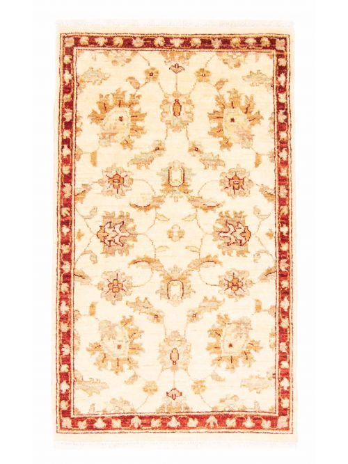 Pakistani Peshawar Oushak 2'5" x 4'4" Hand-knotted Wool Rug 