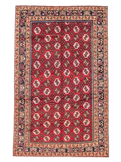 Persian Style 6'3" x 9'9" Hand-knotted Wool Rug 
