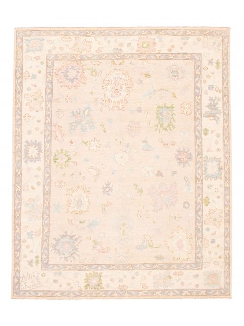Pakistani Modern Oushak 8'1" x 9'11" Hand-knotted Wool Rug 