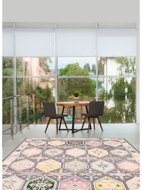Pakistani Modern Oushak 9'0" x 12'2" Hand-knotted Wool Rug 