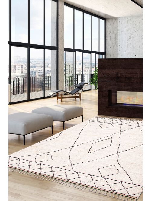 Pakistani Pak Finest Marrakesh 6'11" x 10'8" Hand-knotted Wool Rug 