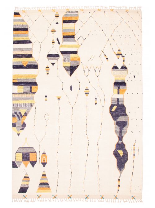 Pakistani Pak Finest Marrakesh 8'11" x 13'1" Hand-knotted Wool Rug 