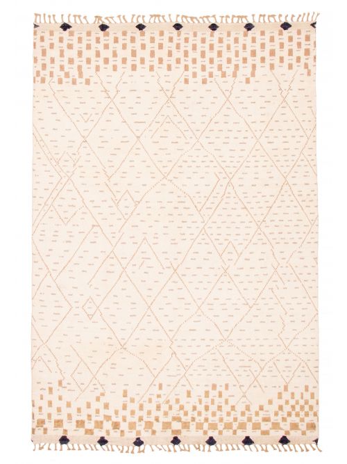 Pakistani Pak Finest Marrakesh 7'7" x 11'3" Hand-knotted Wool Rug 