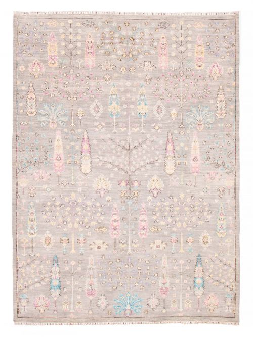 Pakistani Modern Ersari 8'11" x 12'2" Hand-knotted Wool Rug 