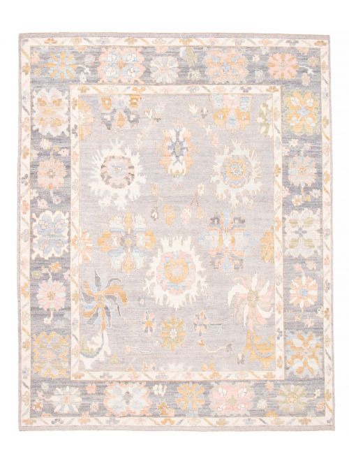 Pakistani Modern Oushak 8'0" x 9'10" Hand-knotted Wool Rug 