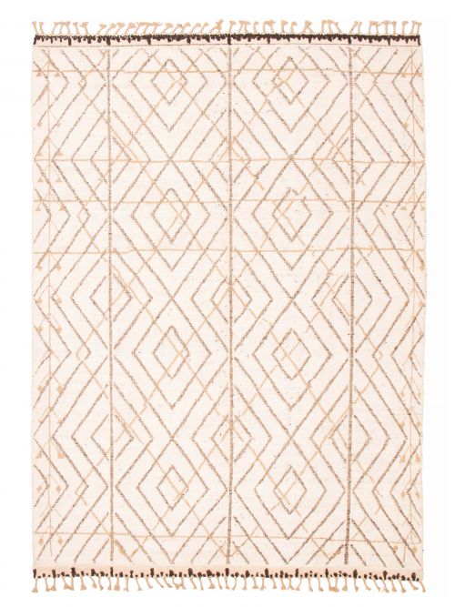 Pakistani Pak Finest Marrakesh 8'1" x 11'1" Hand-knotted Wool Rug 