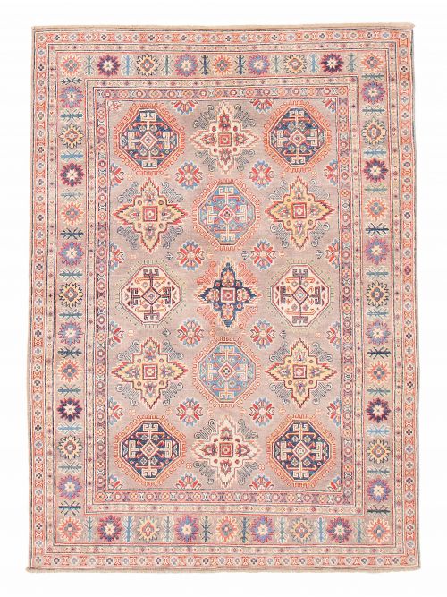 Afghan Uzbek Ghazni 4'11" x 6'9" Hand-knotted Wool Rug 