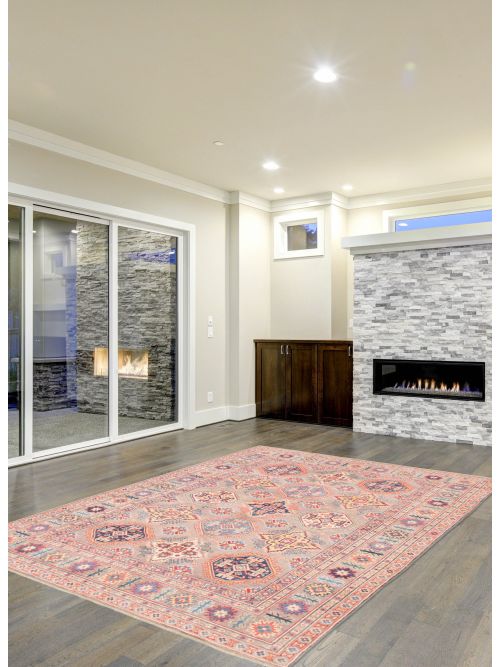 Afghan Uzbek Ghazni 4'11" x 6'9" Hand-knotted Wool Rug 