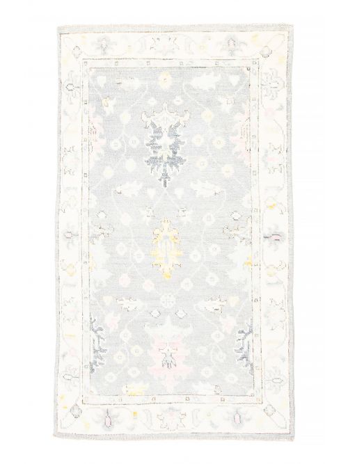 Pakistani Modern Oushak 3'0" x 5'1" Hand-knotted Wool Rug 