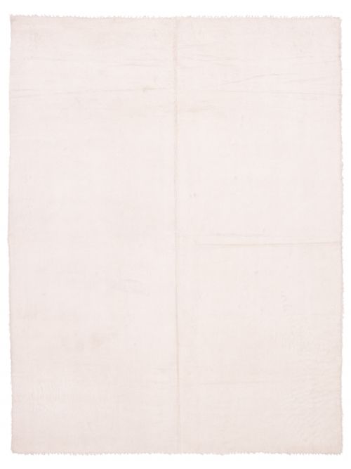 Turkish Eden Flokati 7'10" x 11'2" Flat-Weave Wool Kilim 