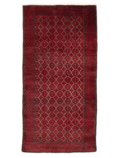Afghan Royal Baluch 3'3" x 6'3" Hand-knotted Wool Rug 